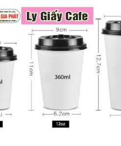 Ly giấy đựng cà phê bmt