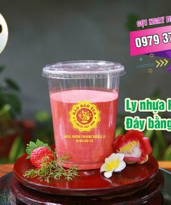 Ly nhựa PP 1000 ml đáy bằng