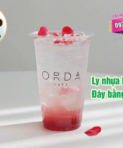 Ly nhựa PP 500 ml đáy bằng