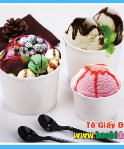 Tô giấy đựng kem