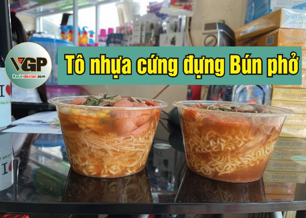 Tô nhựa cứng đựng bún phở BMT