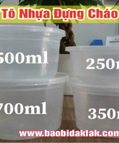 Tô nhựa đựng cháo BMT