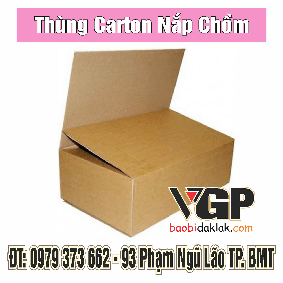 Thùng carton nắp chồm BMT