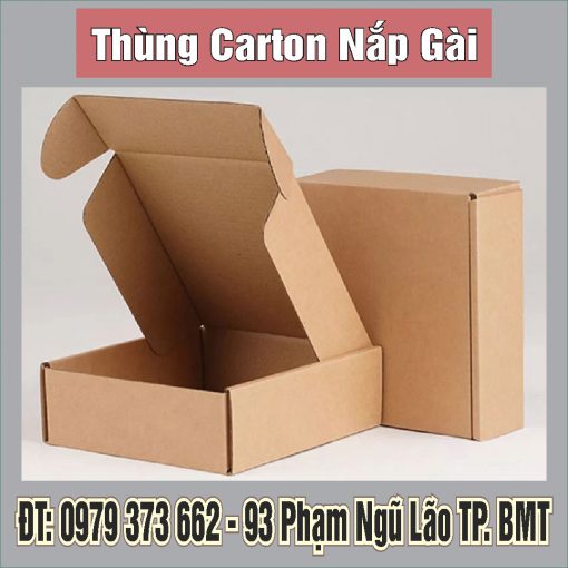 Thùng carton nắp gài Buôn Ma Thuột