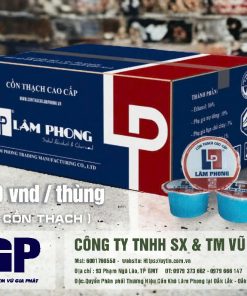 Cồn thạch Lâm Phong siêu cháy dạng ly